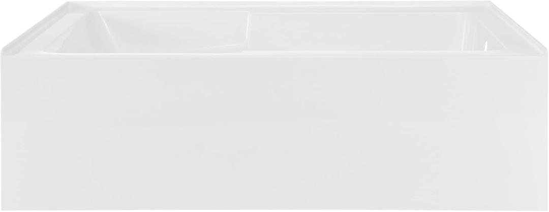 Swiss Madison Well Made Forever Voltaire 72" x 36" Right-Hand Drain Alcove Bathtub with Apron (Glossy White)