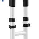 Adjustable Bathtub Grab Bar for Seniors - 3-Level Height Adjustment (13.7"-15.7"), Fits Tub Walls 3"-7", Safety Rail for Elderly & Disabled, Non-Slip Handle for Bathtub, Supports 300 lbs