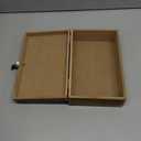 Juvale Small Wooden Decorative Box with Hinged Lid & Tassel, Jewelry & Trinket Storage - Wooden Jewelry Box - 9.4 x 6 x 3 Inches