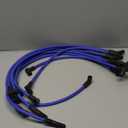 JDMON 10.5mm Spark Plug Wires Compatible with Ford F-150 F150 Mustang 5.0L 5.8L SBF 302 289 Ignition Wires High Performance Blue