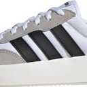 adidas Kids Barreda Decode Shoes (Little Kid) (2 Big Kid, White/Black/Grey)