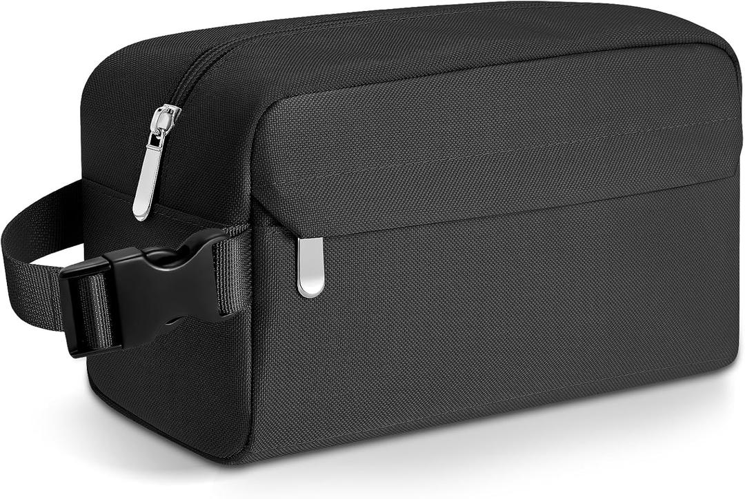 Small Insulated Snack Bag Lunch Bag for Kids Lunch Box for Women/Men, Collapsible [3L/5-Can] Reusable Lunch Bag Cooler Bag for Bottle with Handle Buckle for Work/School/Travel, Black