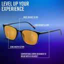 Gaoye Ultralight Blue Light Glasses for Women - Computer Protection Glasses for All Day Comfort - Anti UV Glare & Eyestrain (Brown)