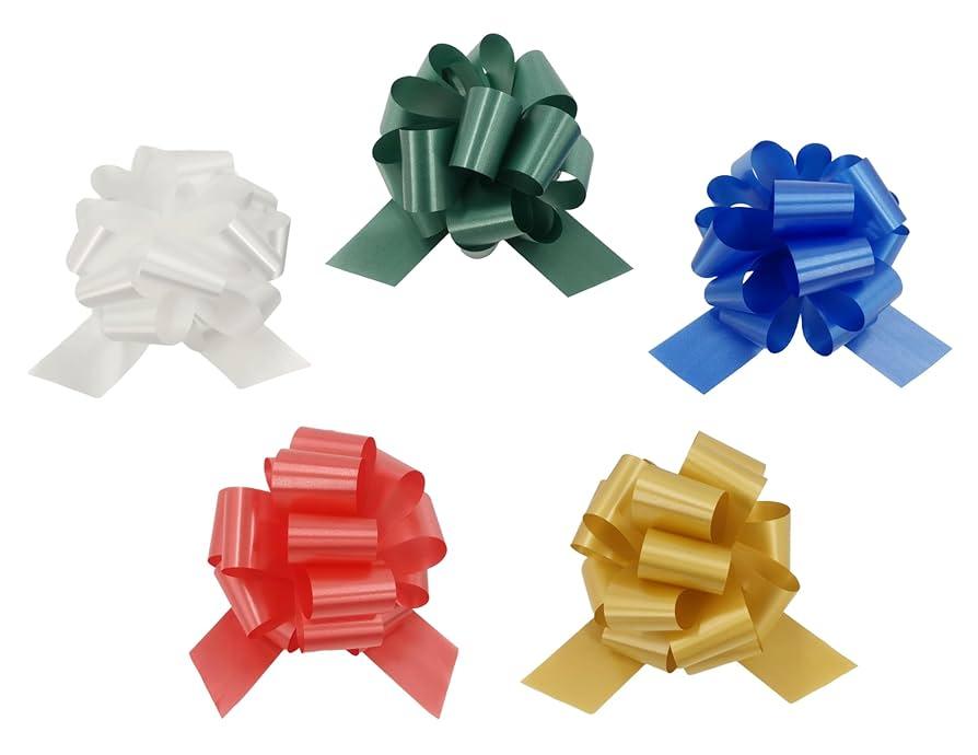 10 Pack 24x30 Clear Cello Bags + Pull Bows