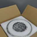 Crystal Ceiling Light Fixture, Modern Semi Flush Mount Ceiling Light,Crystal Chandelier for Kitchen Bedroom Bathroom Entryway Nickel Finish (Bulb not Included) (Silver)