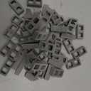 Deekin 100 Pcs Mini Cinder Blocks 1/12 Scale Mini Bricks Miniature Building Blocks for Dollhouse Accessories DIY Construction Toys Supplies