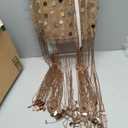 Nasty Gal Hand Embellished Disc Beaded Tassel Beach Dress (M, Beige)