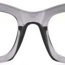 REAVEE Oprah Style Reading Glasses for Women, Blue Light Blocking Cute Oversized Square Computer Readers Spring Hinge, Magnification 2.0,  2 Pcs