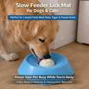 2 x Slow Feeder Dog Bowls - Lick Sphere for Dogs Dog Licking Toy & Lick Bowl for Dogs - Interactive Dog Enrichment Toys & Lick Mat for Dogs Alternative - Anxiety Relief, Training & Healthy Digestion