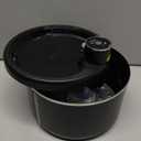 Cat Water Fountain Cordless, 108oz/3L Pet Fountains for Cats Indoor with Stainless Steel Tray, Battery Operated Cat Drinking Fountain with Motion Sensor, Ultra Quiet Pump with 2 Filters (Black)