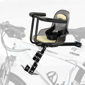 Bike Seat - Front Mount, Bike Seat for Adult Bike,Retractable Baby Bike Seat Front Mounted