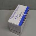 100 Pack Disposable 5ml/cc Lab Syringes with 22Ga 1.25 Inch Needle Luer Lock, Individually Sealed Packed