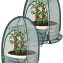 Pop up Gardening Net Cover,29.5x29.5x39.4 inches Pack of 2,Pest Guard Cover for Vegetables Fruits Durable Plant Gardening Net, Pop-Up Chicken Pen for Small Animals Outdoor Run and Pet Enclosure