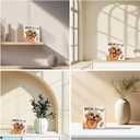 Funny Spring Decorations for Office Farmhouse Spring Wooden Box Sign, Home Decor for Room Desk Table Shelf 5 x 5 Inches