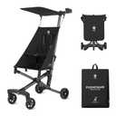 QPlay Ultra Lightweight Travel Stroller for Baby Aged 6-36 Months, Small Compact Folding Stroller with Backpack & Sun Visor for Kids Ages 1 to 3 Years Old - Fits Airplane Easy Carry and Storage