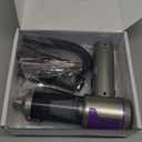 Handheld Car Vacuum Portable Cordless, 22000Pa High-Power Suction Hand held Vacuum Cleaner & Air Duster for Car Cleaning, Home, Office, Pet Hair | Multi-Nozzle, Washable Filter, LED Light (Silver)