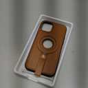 for iPhone 12 / iPhone 12 Pro Case Leather | iPhone 12/iPhone 12 Pro Leather Case with Stand | Compatible with MagSafe with Magnetic Ring Grip Holder (Brown, IP12/12 Pro-6.1inch)