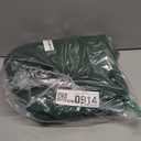 Biscaynebay Textured Fabric Round Christmas Table Cloths 108", Hunter Green Water Resistant Folding Table Covers for Dining, Kitchen, Wedding, Parties etc. Machine Washable