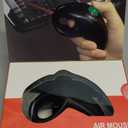 welspo Wireless USB Handheld Finger Trackball(Black) Mouse with Laser Pointer