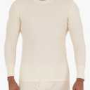 Fruit of The Loom Mens Recycled Waffle Thermal Underwear Crew Top, Size XL