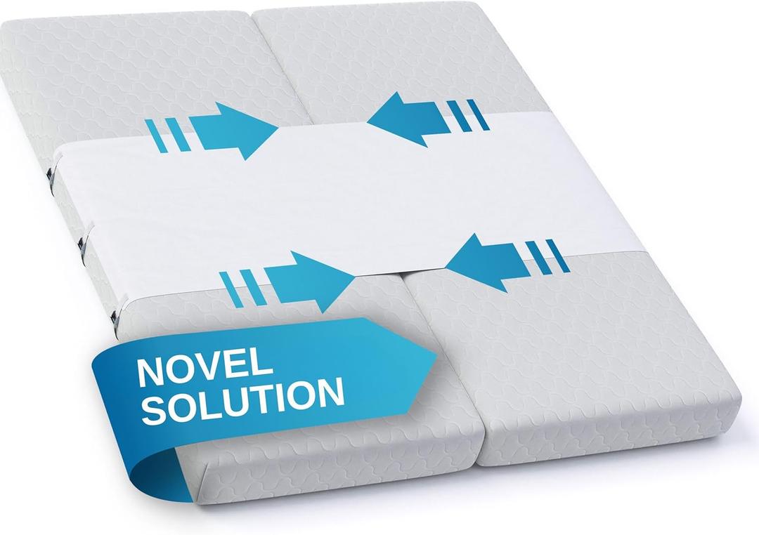 Twin to King Bed Converter | No Slipping | Innovative Solution as Bed Bridge for Couples & Families | Split King Gap Filler for Adjustable Bed, Installed in < 5 Min