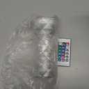 Deogos Crystal Table Lamp, Remote and Touch Control Rose Wave Lamp, RGB Color Changing Night Light, Dimmable, USB Rechargeable Decoration Ambient Lighting for Dinner/Bars/Game room/Living Room/Bedroom