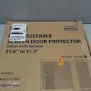 Safoner RV Screen Door Protector for Dog, Aluminum Pet Guard Accessories
Protect RV Screen Doors From Dog Claws, Adjustable Width from 22" to 31.5", Durable Aluminum,Pet-Safe Hole,Camper Accessories