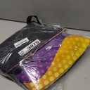 Leaves Polka Dot Fuchsia Nylon Travel Laundry Bag for Luggage Dirty Heavy Duty Dirty Clothes Organizer with Drawstring Closure & Shoulder Straps Clothes Hamper Bag for College Dorm Apartment