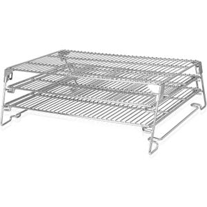 21" 3-Tier Foldable Sliding Jerky Racks for Traeger, Pit Boss, GMG, Camp Chef and More Smoker Grills, 830" Cooking Space Expansion Accessory for Barrel Pellet Grills 21" 3-Tier Foldable Sliding Jerky Racks for Traeger, Pit Boss, GMG, Camp Chef and More Smoker Grills, 830" Cooking Space Expansion Accessory for Barrel Pellet Grills
