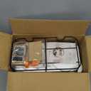 mustry Glass Drink Dispenser for Parties, 1 Gallon Beverage Dispenser with Stand and Spigot Solid Stainless Steel, Used as Lemonade Dispenser Sun Tea Jar Kombucha Jar, Set of 2