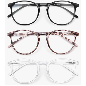 IBOANN Iconic Blue Light Glasses for Woman - Computer Glasses 99% Blue Light Blocking - Anti Eyestrain & UV Glare Protection