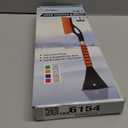 EcoNour 27" Aluminum Ice Scrapers for Car Windshield | Car Snow Scraper Window and Snow Brush with Ergonomic Foam Grip Winter Accessories (Orange)