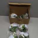 ASTRYAS 8Pcs Artificial Peonies Blue Silk Peonies Faux Flower Bouquet Fake Blue Peonies Artificial Flowers Table Centerpieces for Bridal Wedding Home Party Office Decoration Bulk