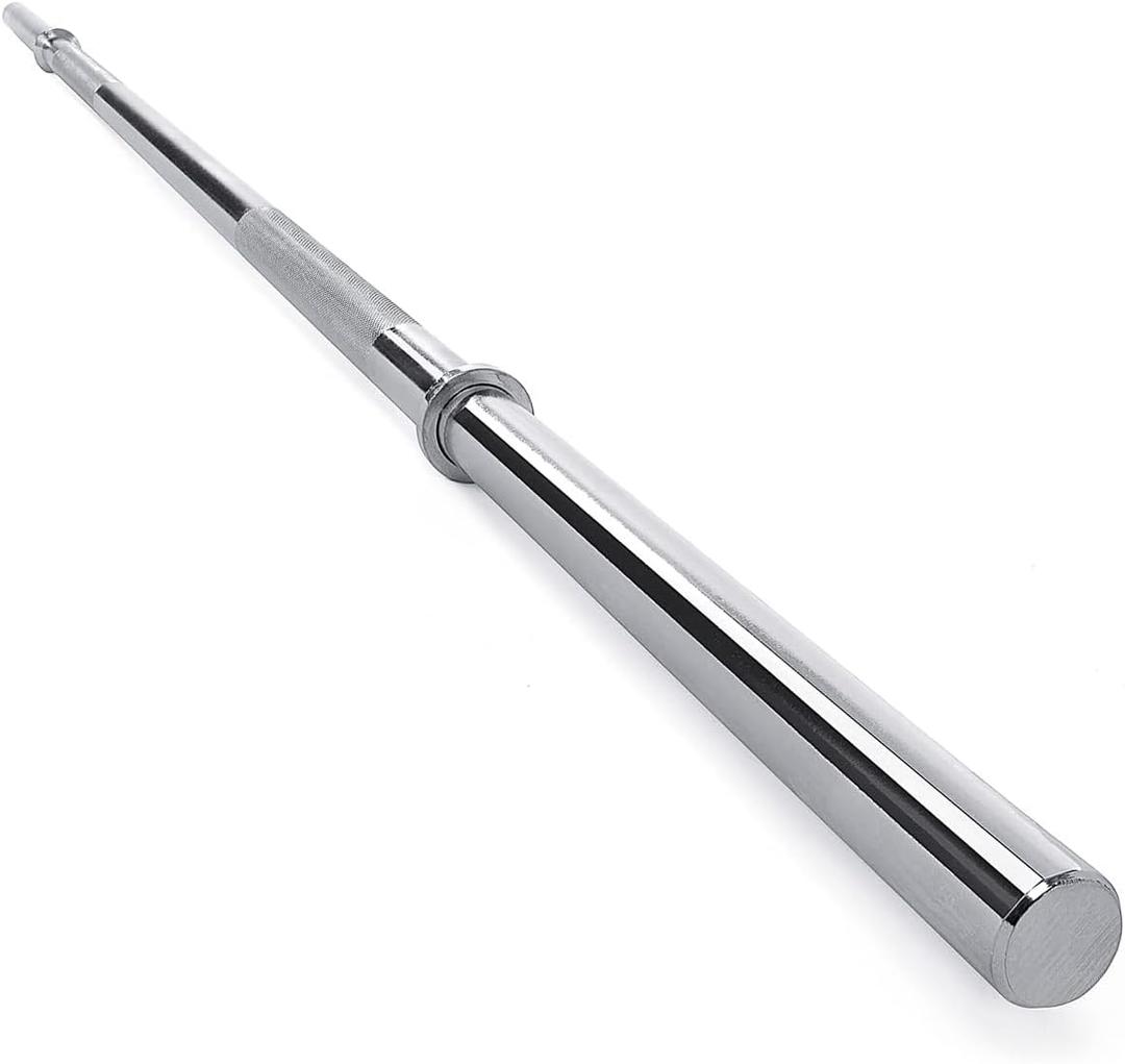 1 Inch Stardard Barbell Bar for Weightlifting and Power Lifting, 300 Pound Capacity, Multiple Size, Multiple Color