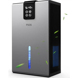 PSOS Dehumidifier 118 OZ Dehumidifier for Home Grey