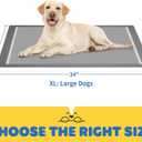 Powools 100-Pack X-Large Puppy Pads - 34'' x 28'' Pee Pads for Dogs Potty Training with Leak-Proof Quick-Dry Design, 6-Layer Wee Wee Pads for Dogs, Charcoal, Black