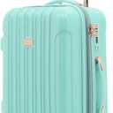 kensie 20" "Alma" Carry-On TSA-Lock Spinner Luggage, Opal (20-Inch (Single))