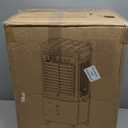 3-in-1 Portable Evaporative Air Cooler - 2000 CFM Swamp Cooler with 6.6-Gal Dual Tank & 4 Ice Packs, Remote Control, 12H Timer, Oscillating Cooling Fan That Blows Cold Air for Large Room, Office