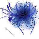 Fascinators Hats for Women Tea Party Flower Pearl Feather Wedding Fascinator Hat Derby Hats for Women Girls