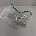 Metal Ice Scoop 6 OzKitchen Ice Scooper for Ice Maker, Small Food Scoops for Bar Party Wedding Pet Dog Food, Stainless Steel Silver