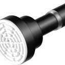 AIZESI Black Spring Tension Rod 28-50Inch, No Drill, Adjustable, Rust Resistant, Anti-Slip, 1PCS