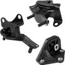 JDMON 3Pcs Engine Motor & Transmission Mount Kit Replacement for Honda Accord 2.4L 2003 2004 2005 2006 2007 Auto Trans Compatible with A4509 / EM9152 / 9152 / A4510 / EM9151 / 9151 / A4542 / 9225