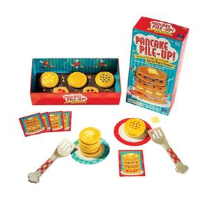 Educational Insights Pancake Pile-Up, Sequence Relay Board Game for Preschoolers, For 2-4 Players, Easter Basket Stuffers for Kids, Gift for Kids Ages 4+