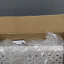 6 Tier Rolling Utility Cart Multi-Functional Movable Storage Book Shelves with Lockable Casters for Study Office Classroom, White