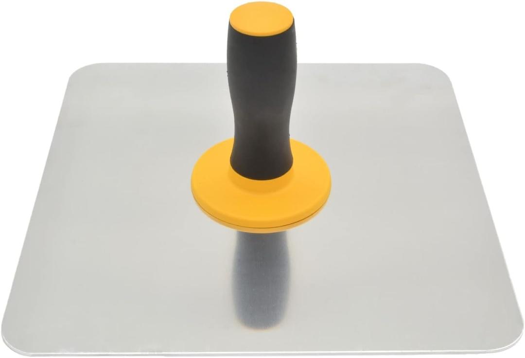 Ragyzity Masonry Hawk, Aluminium Plastering Hawk with Soft Grip Handle, Plaster Mortar Board Holder Finishing Plastering Tool, Home Paint with Handle Finishing Plastering Tool