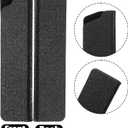 3 PCS Knife Covers, Knife Guard, Knife Sleeves Kit Paring Knife Sheath Fruit Knives Edge Guards Plastic Kitchen Blade Sheath Kit Covers with Felt Lining Blade Protectors (Black)