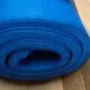 Foam Sleeping Pad for Camping - 1.25-Inch-Thick Waterproof Sleep Pad with Carry Straps for Cots, Tents, or Sleepovers by Wakeman Outdoors (Black)