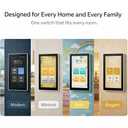 LANBON L10 Large LCD Smart Light Switch, Custom Display & Icons, 6-in-1 1/2/3/4 Gang & Curtain, 2.4GHz WiFi, Compatible with Alexa & Google Home, Motion Wake Screen, No Dimmer, Neutral Wire Required