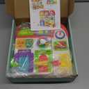 Toddler Toys for 1-2 Year Old Boy, Musical Montessori Busy Board, Early Educational Toy for Toddlers 1-3, Motor Skills Developmental Toy for 12-18 Month Age, Birthday Gift for 1+ Year Old Boy Girl (Multi)