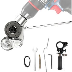 Metal Nibbler Drill Attachment, Heavy-Duty Sheet Metal Cutter for Electric Drill, Double-Cut Nibbler Tool for Fast Clean Cutting of Iron, Steel, Aluminum, Copper and Plastic Panels